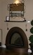 Fireplace Mantle and Mirror